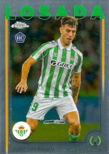 Cromo Iker Losada - Chrome Uefa Club Competitions 2024-2025 n. 19 - Topps