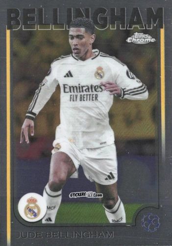 Cromo Jude Bellingham - Chrome Uefa Club Competitions 2024-2025 n. 22 - Topps