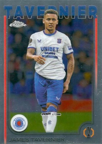 Cromo James Tavernier - Chrome Uefa Club Competitions 2024-2025 n. 26 - Topps