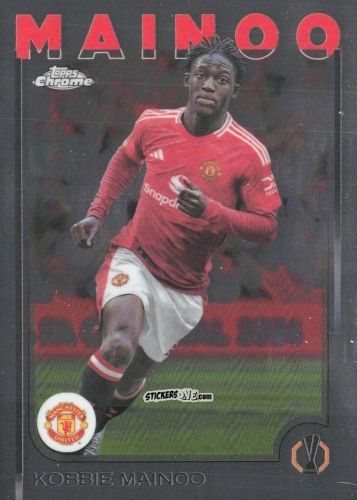 Sticker Kobbie Mainoo - Chrome Uefa Club Competitions 2024-2025 n. 29 - Topps