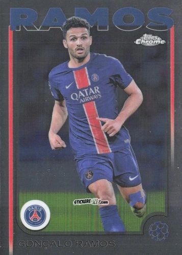 Figurina Goncalo Ramos - Chrome Uefa Club Competitions 2024-2025 n. 31 - Topps