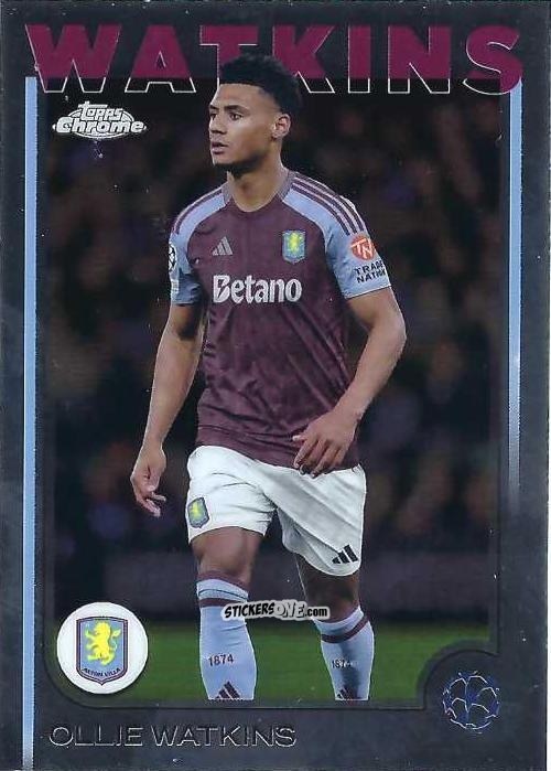 Cromo Ollie Watkins - Chrome Uefa Club Competitions 2024-2025 n. 33 - Topps