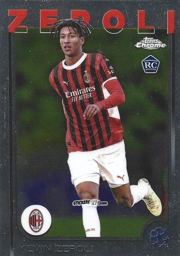 Sticker Kevin Zeroli - Chrome Uefa Club Competitions 2024-2025 n. 34 - Topps