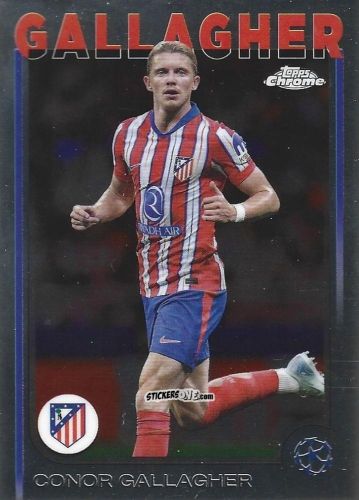 Figurina Conor Gallagher - Chrome Uefa Club Competitions 2024-2025 n. 35 - Topps