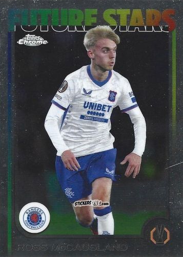 Cromo Ross McCausland - Chrome Uefa Club Competitions 2024-2025 n. 49 - Topps