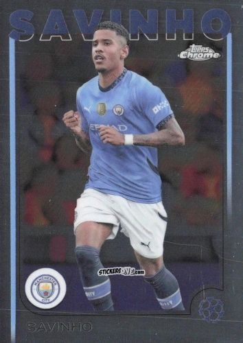 Cromo Sávio Savinho - Chrome Uefa Club Competitions 2024-2025 n. 56 - Topps