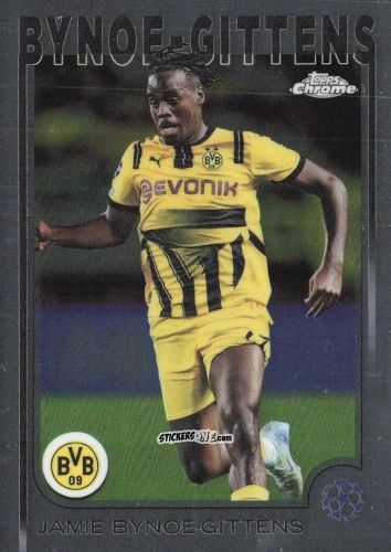 Cromo Jamie Bynoe-Gittens - Chrome Uefa Club Competitions 2024-2025 n. 58 - Topps