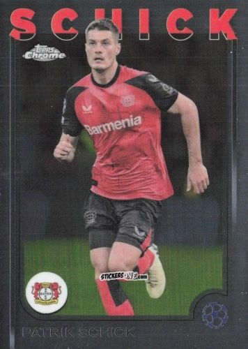 Sticker Patrik Schick - Chrome Uefa Club Competitions 2024-2025 n. 67 - Topps