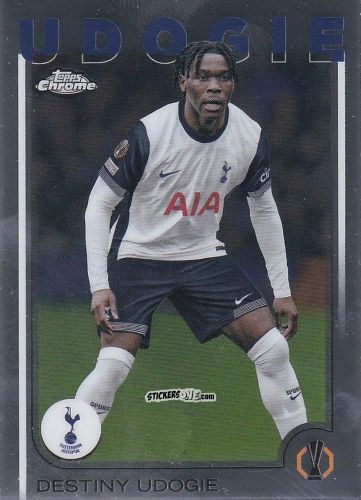 Cromo Destiny Udogie - Chrome Uefa Club Competitions 2024-2025 n. 71 - Topps