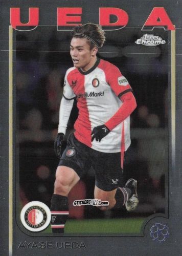 Cromo Ayase Ueda - Chrome Uefa Club Competitions 2024-2025 n. 74 - Topps
