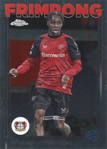 Cromo Jeremie Frimpong - Chrome Uefa Club Competitions 2024-2025 n. 78 - Topps