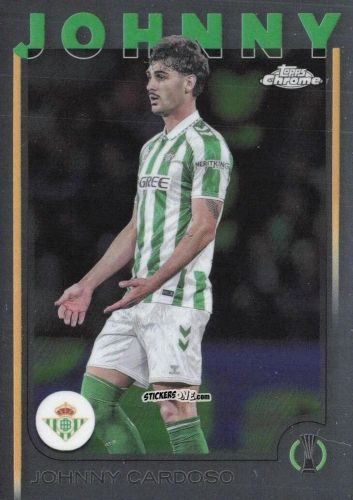 Figurina Johnny Cardoso - Chrome Uefa Club Competitions 2024-2025 n. 84 - Topps