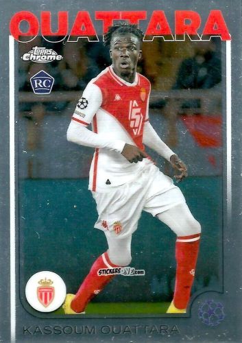 Sticker Kassoum Ouattara - Chrome Uefa Club Competitions 2024-2025 n. 103 - Topps