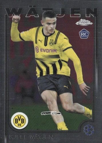 Figurina Kjell Watjen - Chrome Uefa Club Competitions 2024-2025 n. 118 - Topps