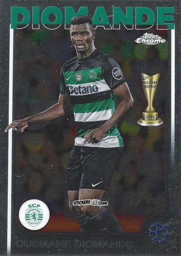 Sticker Ousmane Diomande - Chrome Uefa Club Competitions 2024-2025 n. 122 - Topps