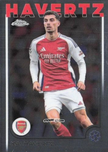 Figurina Kai Havertz - Chrome Uefa Club Competitions 2024-2025 n. 125 - Topps