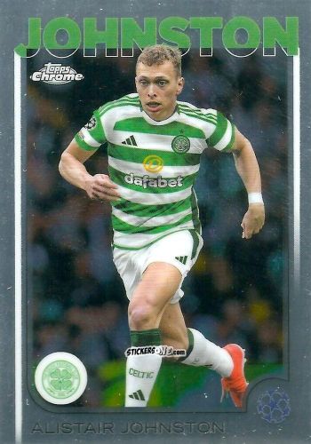 Sticker Alistair Johnston - Chrome Uefa Club Competitions 2024-2025 n. 127 - Topps