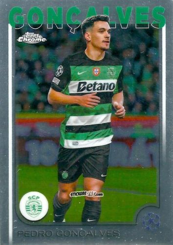 Sticker Pedro Goncalves - Chrome Uefa Club Competitions 2024-2025 n. 134 - Topps