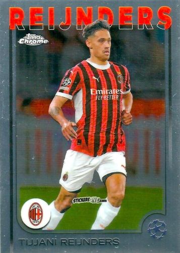 Cromo Tijjani Reijnders - Chrome Uefa Club Competitions 2024-2025 n. 139 - Topps