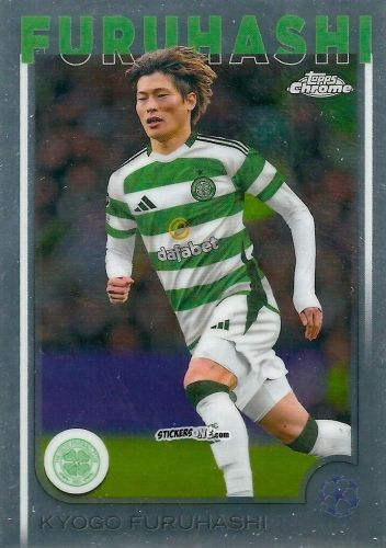 Cromo Kyogo Furuhashi - Chrome Uefa Club Competitions 2024-2025 n. 140 - Topps