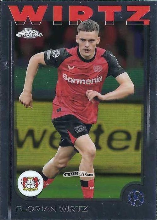 Cromo Florian Wirtz - Chrome Uefa Club Competitions 2024-2025 n. 150 - Topps