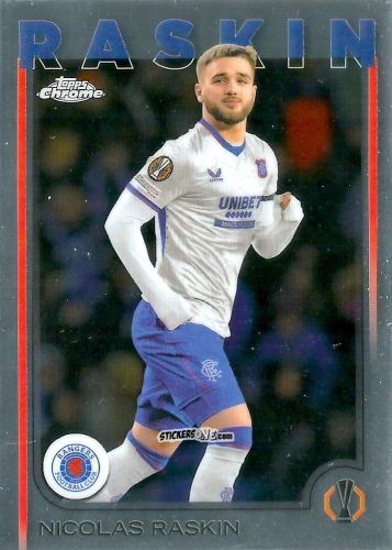 Figurina Nicolas Raskin - Chrome Uefa Club Competitions 2024-2025 n. 155 - Topps