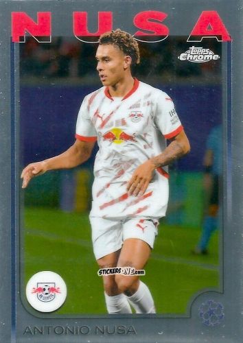 Cromo Antonio Nusa - Chrome Uefa Club Competitions 2024-2025 n. 175 - Topps