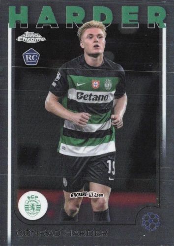 Cromo Conrad Harder - Chrome Uefa Club Competitions 2024-2025 n. 177 - Topps