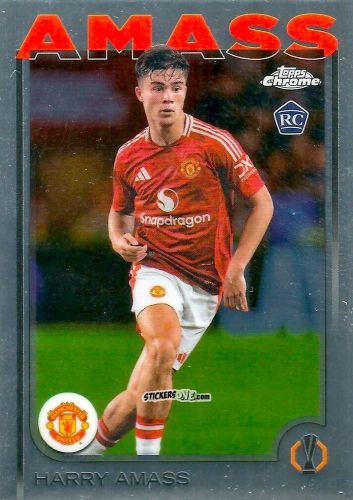 Sticker Harry Amass - Chrome Uefa Club Competitions 2024-2025 n. 179 - Topps