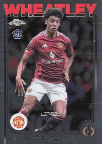 Sticker Ethan Wheatley - Chrome Uefa Club Competitions 2024-2025 n. 180 - Topps