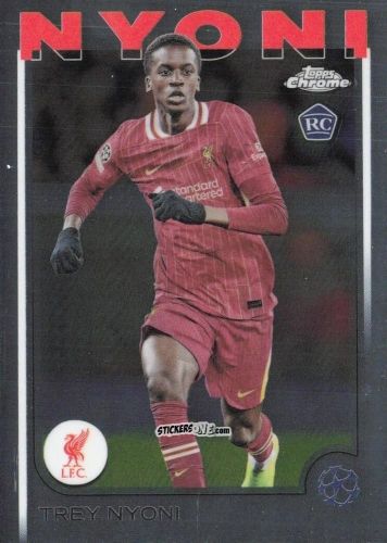 Cromo Trey Nyoni - Chrome Uefa Club Competitions 2024-2025 n. 190 - Topps