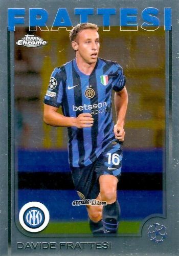Cromo Davide Frattesi - Chrome Uefa Club Competitions 2024-2025 n. 195 - Topps