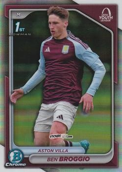 Figurina Ben Broggio - Chrome Uefa Club Competitions 2024-2025 n. BU-BB - Topps