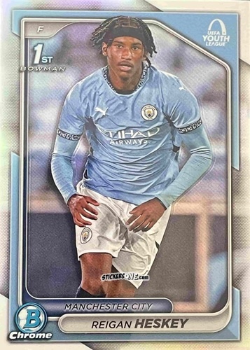 Cromo Reigan Heskey - Chrome Uefa Club Competitions 2024-2025 n. BU-RH - Topps