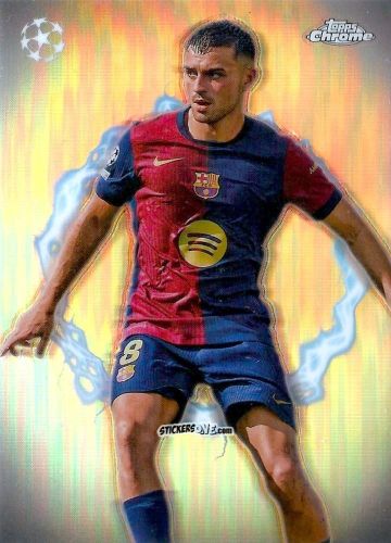 Sticker Pedri - Chrome Uefa Club Competitions 2024-2025 n. CP-4 - Topps