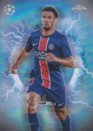 Sticker Warren Zaire-Emery - Chrome Uefa Club Competitions 2024-2025 n. CP-14 - Topps