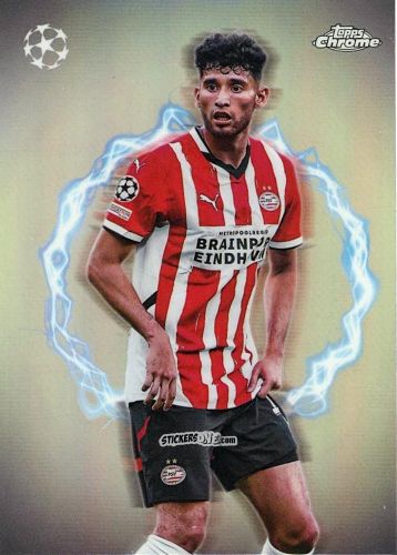Figurina Ricardo Pepi - Chrome Uefa Club Competitions 2024-2025 n. CP-16 - Topps