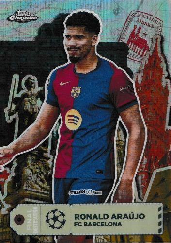 Cromo Ronald Araujo - Chrome Uefa Club Competitions 2024-2025 n. FD-9 - Topps