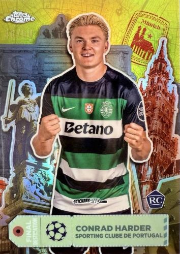Cromo Conrad Harder - Chrome Uefa Club Competitions 2024-2025 n. FD-12 - Topps