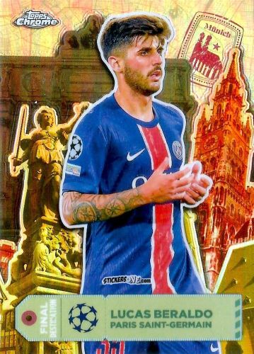 Cromo Lucas Beraldo - Chrome Uefa Club Competitions 2024-2025 n. FD-31 - Topps