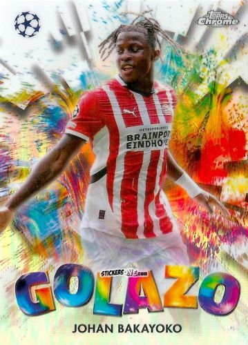 Cromo Johan Bakayoko - Chrome Uefa Club Competitions 2024-2025 n. GZ-2 - Topps