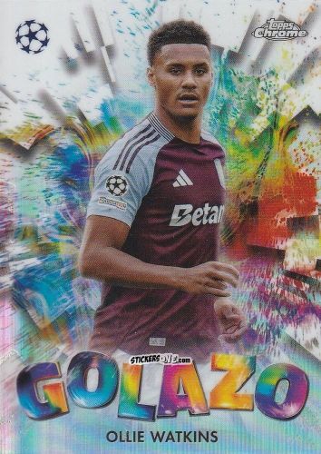 Cromo Ollie Watkins - Chrome Uefa Club Competitions 2024-2025 n. GZ-18 - Topps