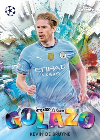 Cromo Kevin De Bruyne - Chrome Uefa Club Competitions 2024-2025 n. GZ-29 - Topps