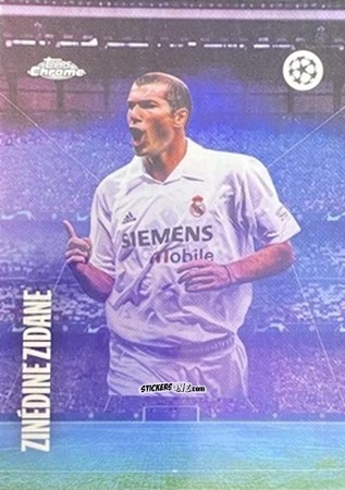 Figurina Zinedine Zidane - Chrome Uefa Club Competitions 2024-2025 n. TF-5 - Topps