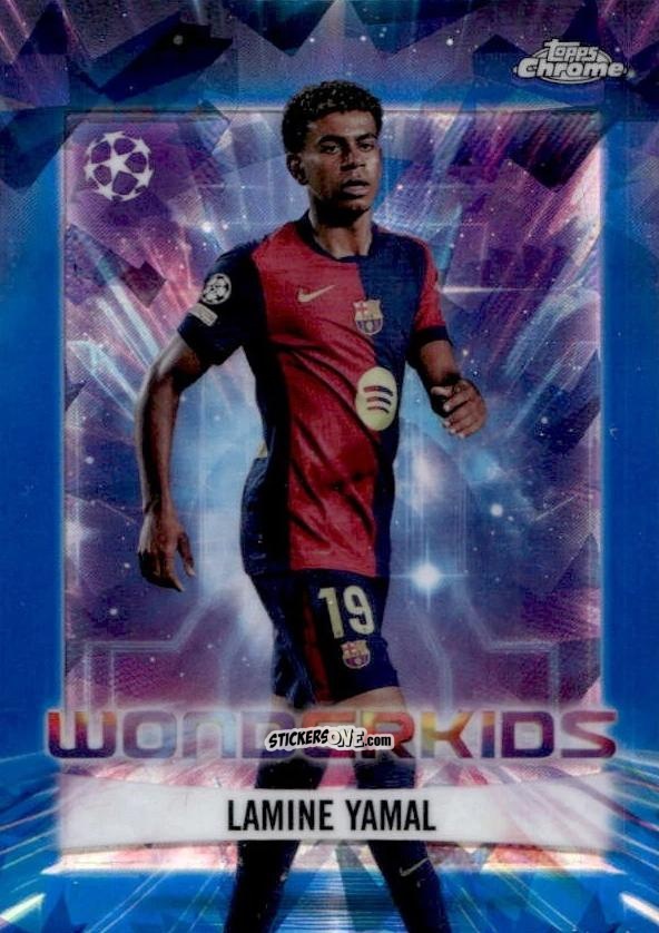 Figurina Lamine Yamal - Chrome Uefa Club Competitions 2024-2025 n. WK-1 - Topps