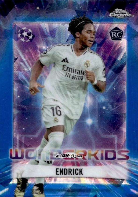 Figurina Endrick - Chrome Uefa Club Competitions 2024-2025 n. WK-2 - Topps