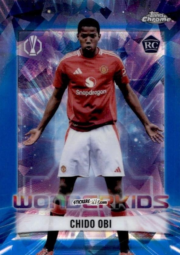 Sticker Chido Obi - Chrome Uefa Club Competitions 2024-2025 n. WK-3 - Topps