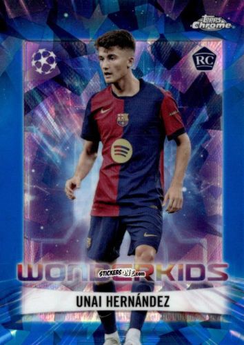 Cromo Unai Hernandez - Chrome Uefa Club Competitions 2024-2025 n. WK-10 - Topps