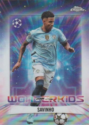 Cromo Savio Savinho - Chrome Uefa Club Competitions 2024-2025 n. WK-17 - Topps
