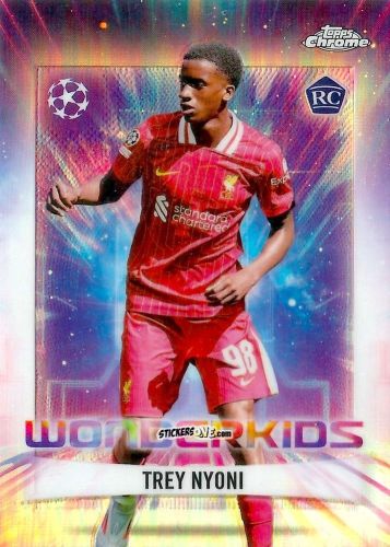 Cromo Trey Nyoni - Chrome Uefa Club Competitions 2024-2025 n. WK-18 - Topps
